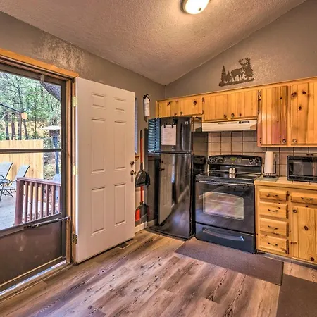 Rustic Ruidoso Cabin With Large Deck And Grill! Exterior photo
