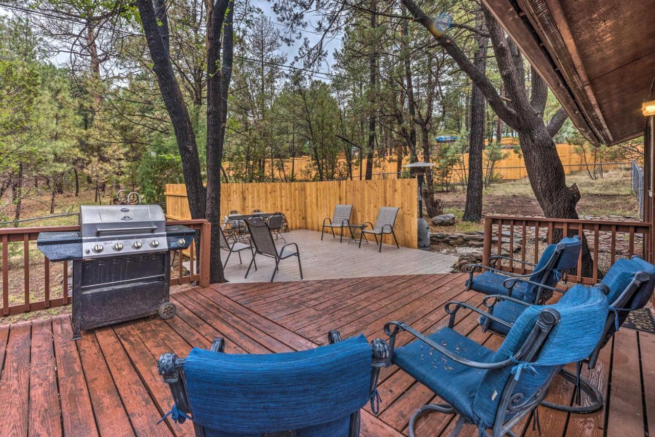 Rustic With Large Deck And Grill! Ferienhaus Ruidoso